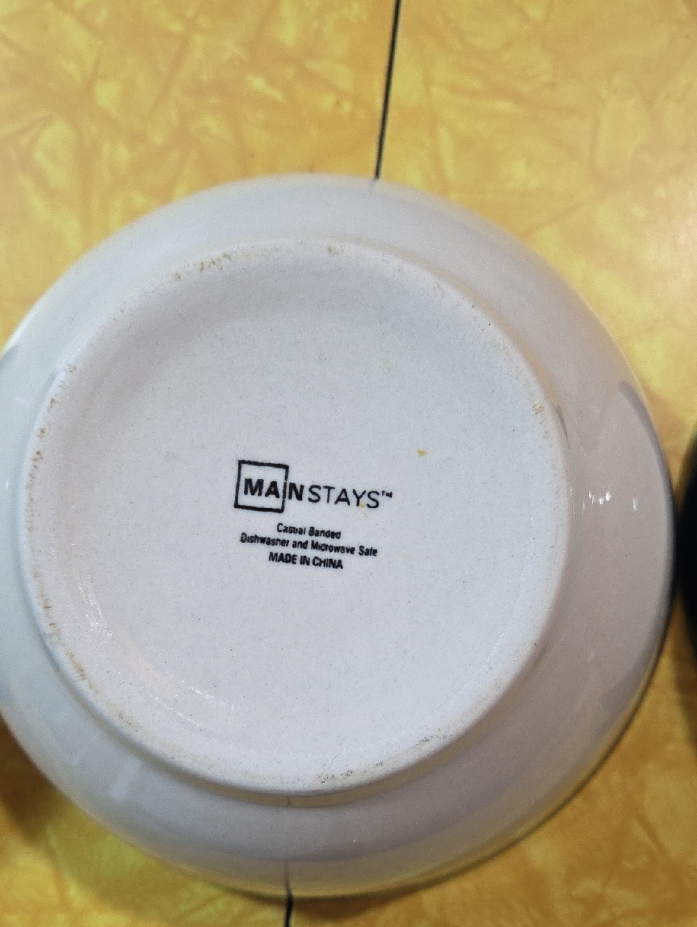 #15 Set Of 3 Mainstays White Ceramic Bowl - Glossy White Finish